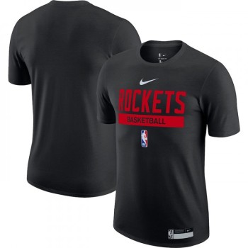 Men's Houston Rockets Black 2022/23 Legend On-Court Practice Performance T-Shirt Men's Houston Rockets Black 2022/23 Legend On-Court Practice Performance T-Shirt