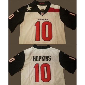 Men's Houston Texans #10 DeAndre Hopkins White Limited Stitched NFL Jersey Men's Houston Texans #10 DeAndre Hopkins White Limited Stitched NFL Jersey