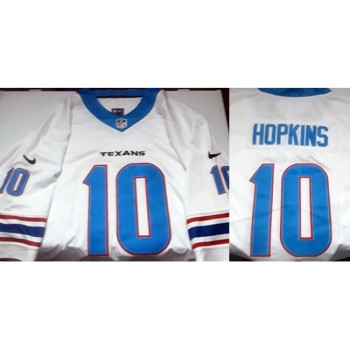 Men's Houston Texans #10 DeAndre Hopkins White Limited Stitched NFL Jersey Men's Houston Texans #10 DeAndre Hopkins White Limited Stitched NFL Jersey