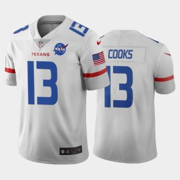 Men's Houston Texans #13 Brandin Cooks White Stitched Jersey Men's Houston Texans #13 Brandin Cooks White Stitched Jersey