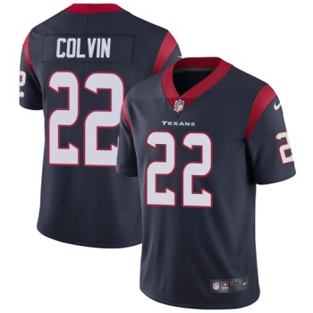 Men's Houston Texans #22 Aaron Colvin Navy Blue Vapor Untouchable Limited Stitched NFL Jersey Men's Houston Texans #22 Aaron Colvin Navy Blue Vapor Untouchable Limited Stitched NFL Jersey