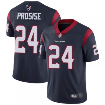 Men's Houston Texans #24 C.J. Prosise New Navy Vapor Untouchable Limited Stitched Jersey Men's Houston Texans #24 C.J. Prosise New Navy Vapor Untouchable Limited Stitched Jersey