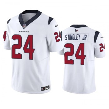 Men's Houston Texans #24 Derek Stingley Jr. White 2023 F.U.S.E Vapor Untouchable Stitched Football Jersey Men's Houston Texans #24 Derek Stingley Jr. White 2023 F.U.S.E Vapor Untouchable Stitched Football Jersey