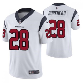 Men's Houston Texans #28 Rex Burkhead White Vapor Untouchable Limited Stitched Jersey Men's Houston Texans #28 Rex Burkhead White Vapor Untouchable Limited Stitched Jersey