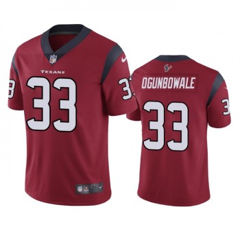 Men's Houston Texans #33 Dare Ogunbowale Red Vapor Untouchable Limited Stitched Jersey Men's Houston Texans #33 Dare Ogunbowale Red Vapor Untouchable Limited Stitched Jersey