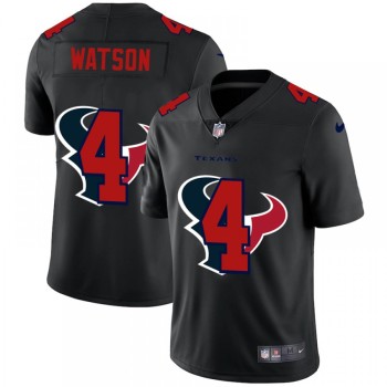 Men's Houston Texans #4 Deshaun Watson 2020 Black Shadow Logo Limited Stitched Jersey Men's Houston Texans #4 Deshaun Watson 2020 Black Shadow Logo Limited Stitched Jersey