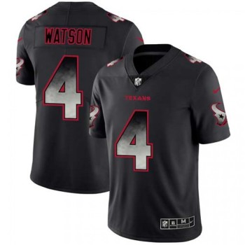 Men's Houston Texans #4 Deshaun Watson Black 2019 Smoke Fashion Limited Stitched NFL Jersey Men's Houston Texans #4 Deshaun Watson Black 2019 Smoke Fashion Limited Stitched NFL Jersey