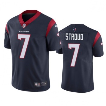 Men's Houston Texans #7 C.J. Stroud Navy Vapor Untouchable Stitched Football Jersey Men's Houston Texans #7 C.J. Stroud Navy Vapor Untouchable Stitched Football Jersey