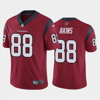 Men's Houston Texans #88 Jordan Akins New Red Vapor Untouchable Limited Stitched Jersey Men's Houston Texans #88 Jordan Akins New Red Vapor Untouchable Limited Stitched Jersey