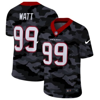 Men's Houston Texans #99 J.J. Watt 2020 Camo Limited Stitched Jersey Men's Houston Texans #99 J.J. Watt 2020 Camo Limited Stitched Jersey