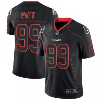 Men's Houston Texans #99 J.J. Watt Black 2018 Lights Out Color Rush Limited NFL Jersey Men's Houston Texans #99 J.J. Watt Black 2018 Lights Out Color Rush Limited NFL Jersey