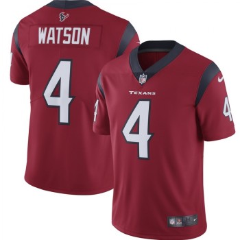 Men's Houston Texans #4 Deshaun Watson 2019 Red Vapor Untouchable Limited Stitched NFL Jersey Men's Houston Texans #4 Deshaun Watson 2019 Red Vapor Untouchable Limited Stitched NFL Jersey