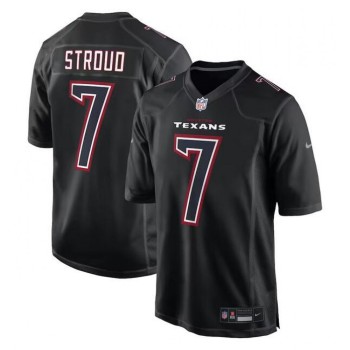 Men's Houston Texans #7 C.J. Stroud Black Fashion Vapor Untouchable Limited Stitched Football Jersey Men's Houston Texans #7 C.J. Stroud Black Fashion Vapor Untouchable Limited Stitched Football Jersey