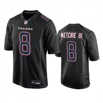 Men's Houston Texans #8 John Metchie III Black Fashion Vapor Untouchable Limited Stitched Football Jersey Men's Houston Texans #8 John Metchie III Black Fashion Vapor Untouchable Limited Stitched Football Jersey