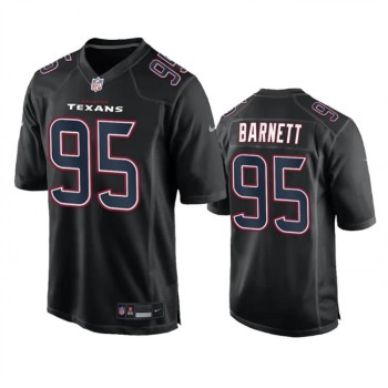 Men's Houston Texans #95 Derek Barnett Black Fashion Vapor Untouchable Limited Stitched Football Jersey Men's Houston Texans #95 Derek Barnett Black Fashion Vapor Untouchable Limited Stitched Football Jersey