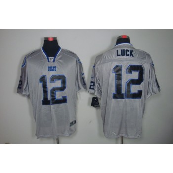 Men's Indianapolis Colts #12 Andrew Luck Gray Limited Stitched NFL Jersey Men's Indianapolis Colts #12 Andrew Luck Gray Limited Stitched NFL Jersey