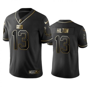 Men's Indianapolis Colts #13 T.Y. Hilton 2019 Black Gold Edition Stitched NFL Jersey Men's Indianapolis Colts #13 T.Y. Hilton 2019 Black Gold Edition Stitched NFL Jersey