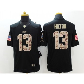 Men's Indianapolis Colts #13 T.Y. Hilton Black Impact Salute To Service Limited Stitched NFL Jersey Men's Indianapolis Colts #13 T.Y. Hilton Black Impact Salute To Service Limited Stitched NFL Jersey