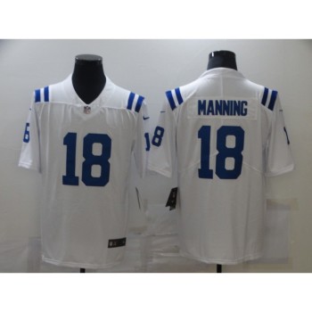 Men's Indianapolis Colts #18 Peyton Manning White Vapor Untouchable Limited Stitched Jersey Men's Indianapolis Colts #18 Peyton Manning White Vapor Untouchable Limited Stitched Jersey