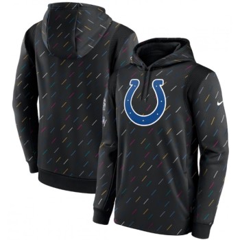 Men's Indianapolis Colts 2021 Charcoal Crucial Catch Therma Pullover Hoodie Men's Indianapolis Colts 2021 Charcoal Crucial Catch Therma Pullover Hoodie