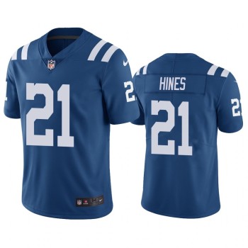 Men's Indianapolis Colts #21 Nyheim Hines Blue Vapor Untouchable Limited Stitched Jersey Men's Indianapolis Colts #21 Nyheim Hines Blue Vapor Untouchable Limited Stitched Jersey