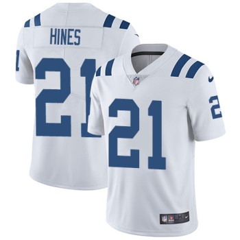 Men's Indianapolis Colts #21 Nyheim Hines White Vapor Untouchable Limited Stitched Jersey Men's Indianapolis Colts #21 Nyheim Hines White Vapor Untouchable Limited Stitched Jersey
