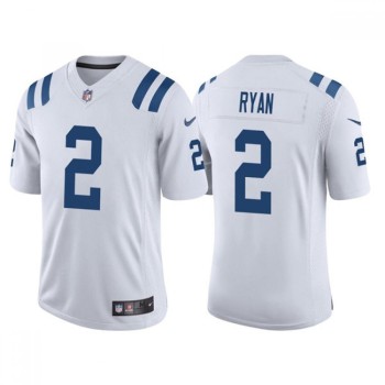 Men's Indianapolis Colts #2 Matt Ryan White Limited Stitched Football Jersey Men's Indianapolis Colts #2 Matt Ryan White Limited Stitched Football Jersey