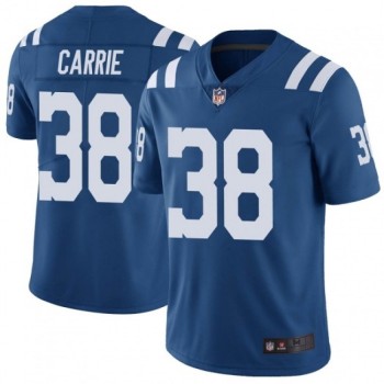 Men's Indianapolis Colts #38 T.J. Carrie Blue Vapor Untouchable Limited Stitched Jersey Men's Indianapolis Colts #38 T.J. Carrie Blue Vapor Untouchable Limited Stitched Jersey
