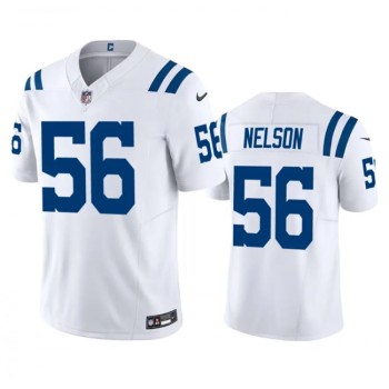 Men's Indianapolis Colts #56 Quenton Nelson White 2023 F.U.S.E Vapor Untouchable Stitched Football Jersey Men's Indianapolis Colts #56 Quenton Nelson White 2023 F.U.S.E Vapor Untouchable Stitched Football Jersey