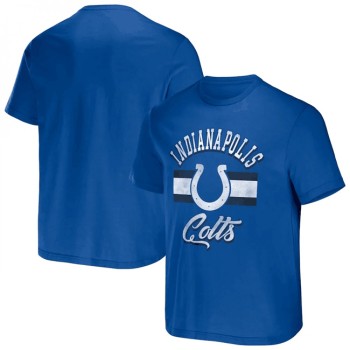 Men's Indianapolis Colts Blue x Darius Rucker Collection Stripe T-Shirt Men's Indianapolis Colts Blue x Darius Rucker Collection Stripe T-Shirt