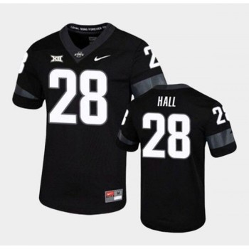 Men's Iowa State Cyclones #28 Breece Hall Black Stitched Game Jersey Men's Iowa State Cyclones #28 Breece Hall Black Stitched Game Jersey