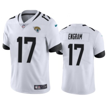Men's Jacksonville Jaguars #17 Evan Engram White 2023 Vapor Untouchable Limited Stitched Jersey Men's Jacksonville Jaguars #17 Evan Engram White 2023 Vapor Untouchable Limited Stitched Jersey