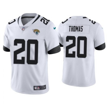 Men's Jacksonville Jaguars #20 Daniel Thomas White Vapor Untouchable Limited Stitched Jersey Men's Jacksonville Jaguars #20 Daniel Thomas White Vapor Untouchable Limited Stitched Jersey