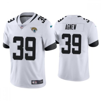 Men's Jacksonville Jaguars #39 Jamal Agnew 2021 White Vapor Untouchable Limited Stitched Jersey Men's Jacksonville Jaguars #39 Jamal Agnew 2021 White Vapor Untouchable Limited Stitched Jersey