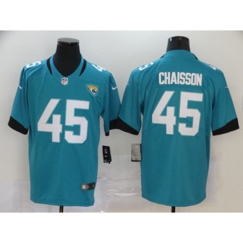 Men's Jacksonville Jaguars #45 K'Lavon Chaisson Blue Vapor Untouchable Limited Stitched NFL Jersey Men's Jacksonville Jaguars #45 K'Lavon Chaisson Blue Vapor Untouchable Limited Stitched NFL Jersey