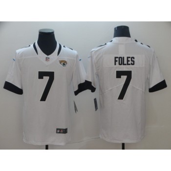 Men's Jacksonville Jaguars #7 Nick Foles White Vapor Untouchable Limited Stitched NFL Jersey Men's Jacksonville Jaguars #7 Nick Foles White Vapor Untouchable Limited Stitched NFL Jersey