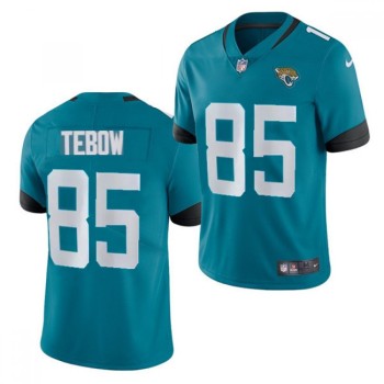 Men's Jacksonville Jaguars #85 Tim Tebow 2021 Teal Vapor Untouchable Limited Stitched Jersey Men's Jacksonville Jaguars #85 Tim Tebow 2021 Teal Vapor Untouchable Limited Stitched Jersey