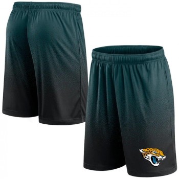 Men's Jacksonville Jaguars Teal/Black Ombre Shorts Men's Jacksonville Jaguars Teal/Black Ombre Shorts