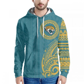 Men's Jacksonville Jaguars Teal Hoodie Men's Jacksonville Jaguars Teal Hoodie
