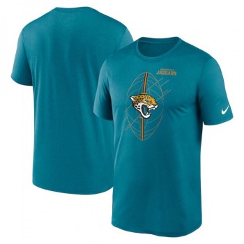 Men's Jacksonville Jaguars Teal Legend Icon Performance T-Shirt Men's Jacksonville Jaguars Teal Legend Icon Performance T-Shirt