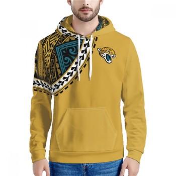 Men's Jacksonville Jaguars Yellow Hoodie Men's Jacksonville Jaguars Yellow Hoodie