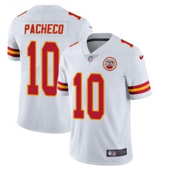 Men's Kansas City Chiefs #10 Isiah Pacheco White Vapor Untouchable Limited Stitched Football Jersey Men's Kansas City Chiefs #10 Isiah Pacheco White Vapor Untouchable Limited Stitched Football Jersey