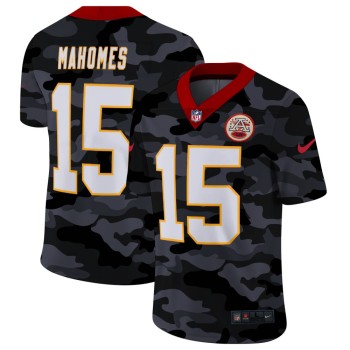 Men's Kansas City Chiefs #15 Patrick Mahomes Camo Limited Stitched Jersey Men's Kansas City Chiefs #15 Patrick Mahomes Camo Limited Stitched Jersey