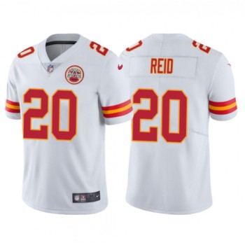 Men's Kansas City Chiefs #20 Justin Reid White Vapor Untouchable Limited Stitched Football Jersey Men's Kansas City Chiefs #20 Justin Reid White Vapor Untouchable Limited Stitched Football Jersey