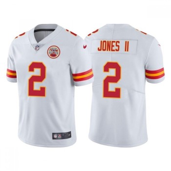 Men's Kansas City Chiefs #2 Ronald Jones II White Vapor Untouchable Limited Stitched Football Jersey Men's Kansas City Chiefs #2 Ronald Jones II White Vapor Untouchable Limited Stitched Football Jersey
