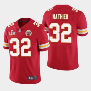 Men's Kansas City Chiefs #32 Tyrann Mathieu Red 2021 Super Bowl LV Stitched NFL Jersey Men's Kansas City Chiefs #32 Tyrann Mathieu Red 2021 Super Bowl LV Stitched NFL Jersey