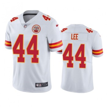 Men's Kansas City Chiefs #44 Elijah Lee White Vapor Untouchable Limited Stitched Football Jersey Men's Kansas City Chiefs #44 Elijah Lee White Vapor Untouchable Limited Stitched Football Jersey