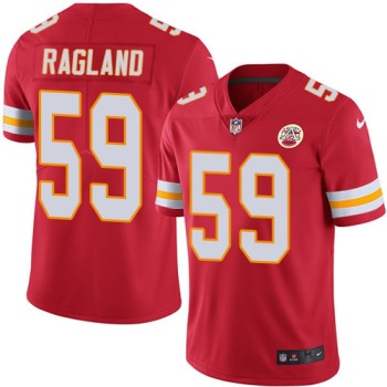 Men's Kansas City Chiefs #59 Reggie Ragland Red Vapor Untouchable Limited Stitched NFL Jersey Men's Kansas City Chiefs #59 Reggie Ragland Red Vapor Untouchable Limited Stitched NFL Jersey