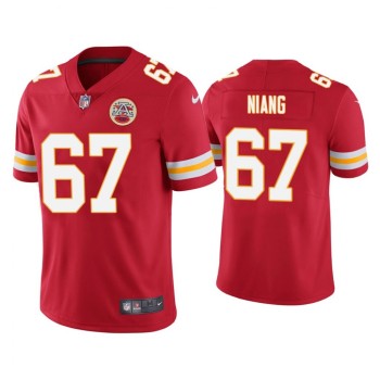 Men's Kansas City Chiefs #67 Lucas Niang Red Vapor Untouchable Limited Stitched Jersey Men's Kansas City Chiefs #67 Lucas Niang Red Vapor Untouchable Limited Stitched Jersey