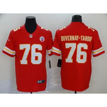 Men's Kansas City Chiefs #76 Laurent Duvernay-Tardif Red Vapor Untouchable Limited Stitched NFL Jersey Men's Kansas City Chiefs #76 Laurent Duvernay-Tardif Red Vapor Untouchable Limited Stitched NFL Jersey
